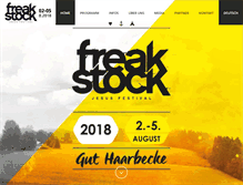 Tablet Screenshot of freakstock.de